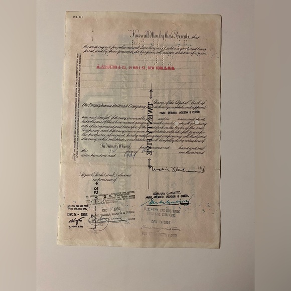 Collectible Vintage Railroad Company Savings Bond (War Time) - Picture 6 of 7